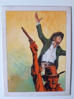 #69. Original Cover painting western novel Oeste #623