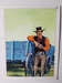 #29. Original Cover painting Western novel Oeste #595 